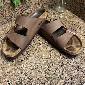 Brown Birkenstocks